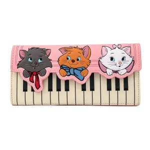 Loungefly x Disney Aristocats Piano Tri-Fold Purse