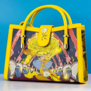 Loungefly x Disney Beauty and The Beast Scenes Crossbody Bag