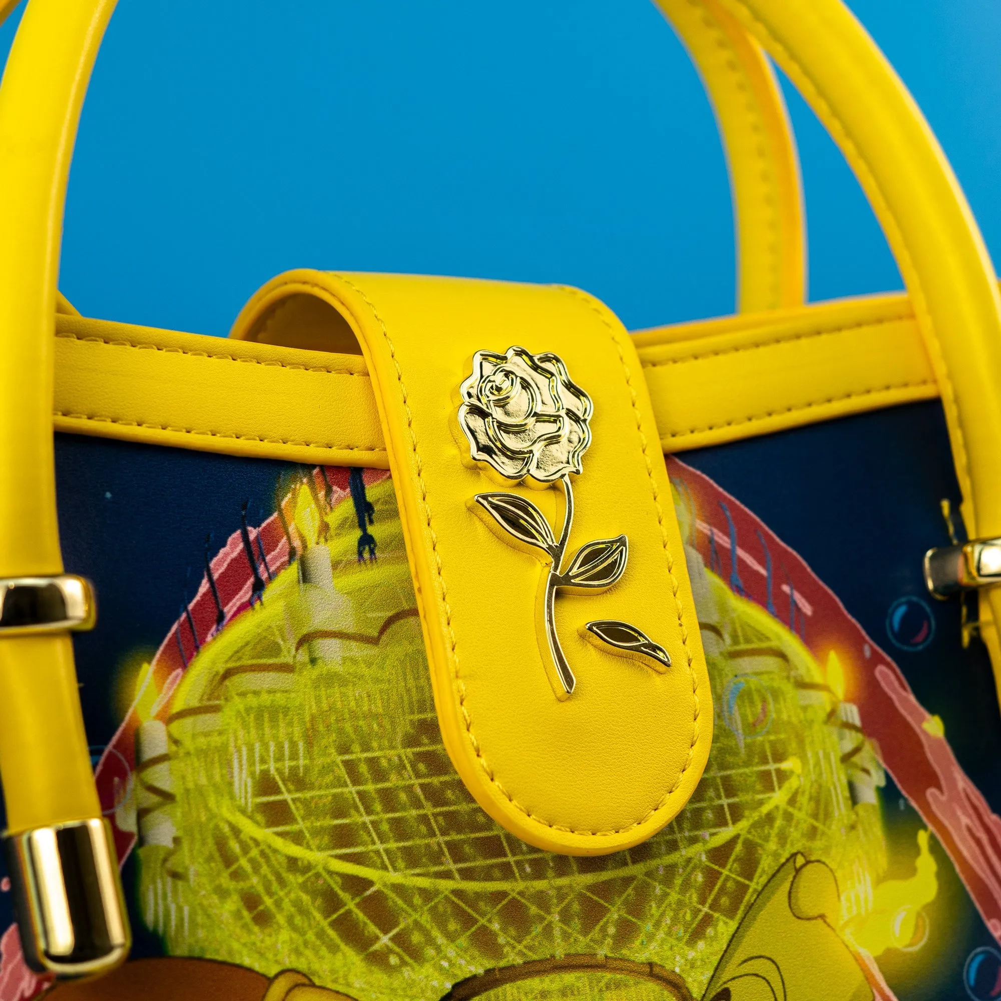 Loungefly x Disney Beauty and The Beast Scenes Crossbody Bag