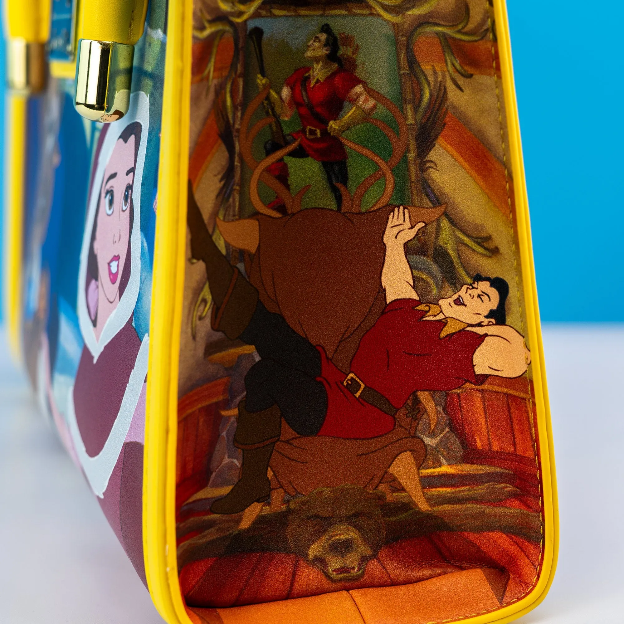 Loungefly x Disney Beauty and The Beast Scenes Crossbody Bag