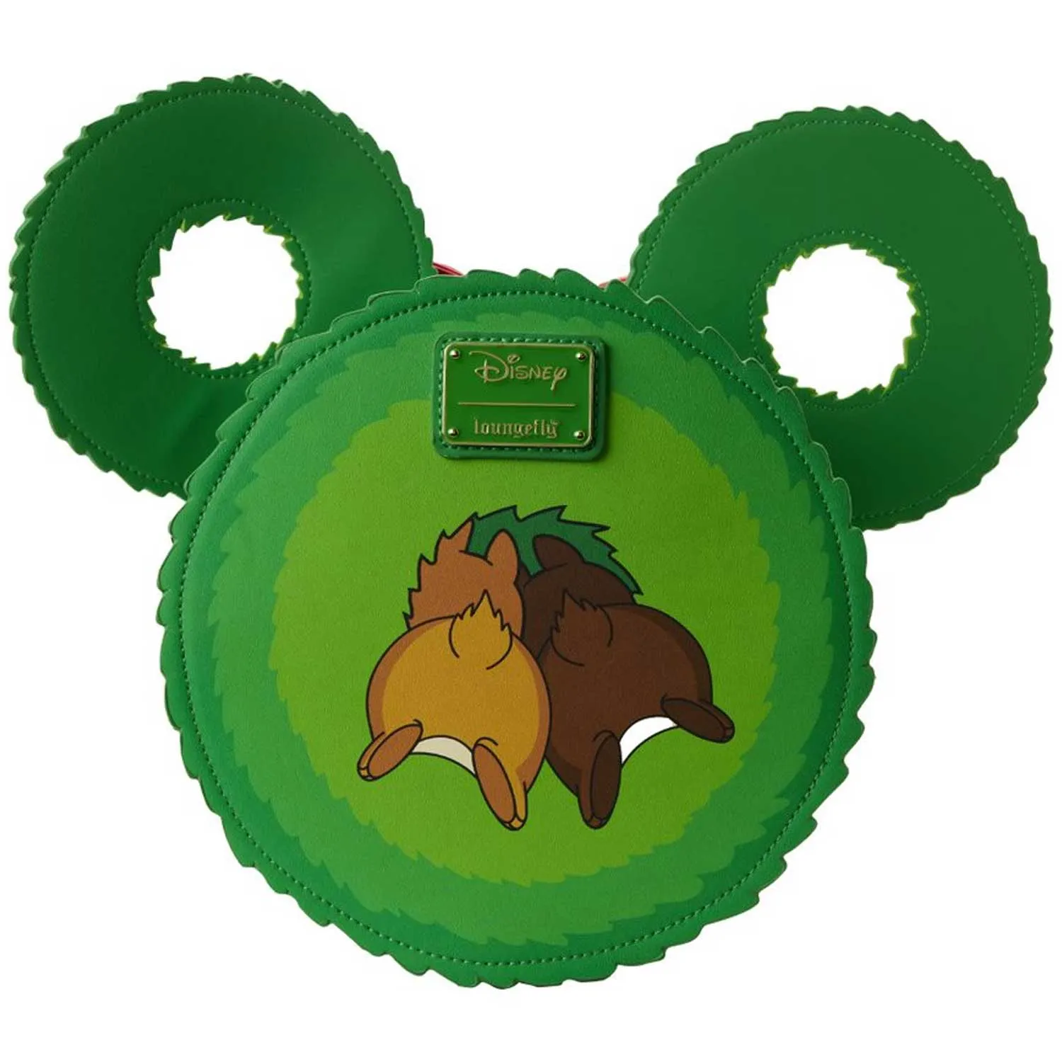 Loungefly x Disney Chip and Dale Figural Wreath Crossbody Bag