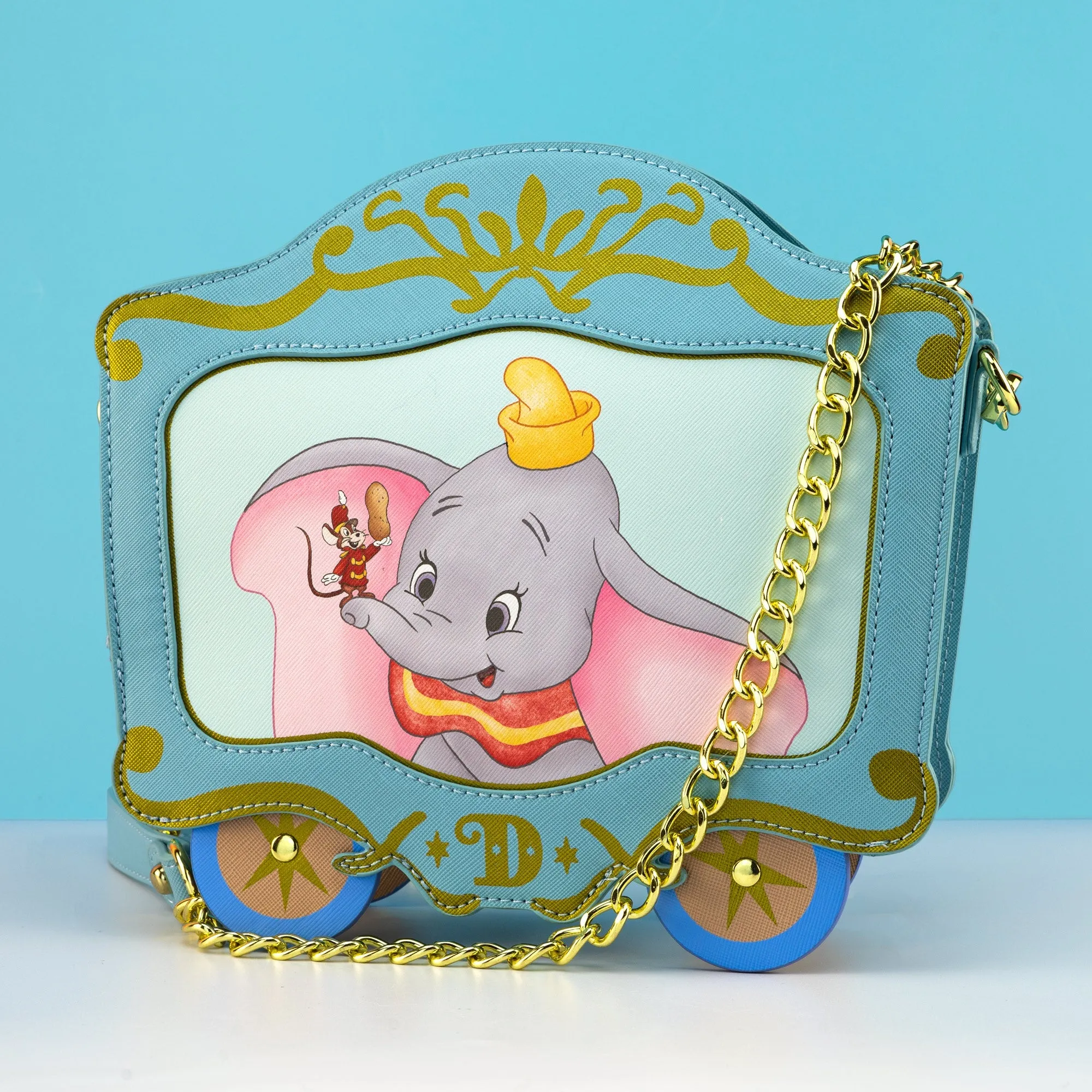 Loungefly x Disney Dumbo 80th Anniversary Train Car Crossbody Bag