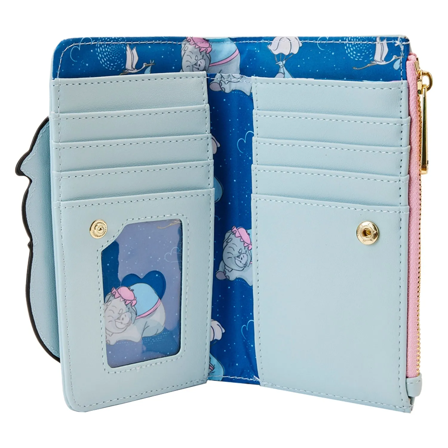 Loungefly x Disney Dumbo Mrs Jumbo Cradle Flap Wallet