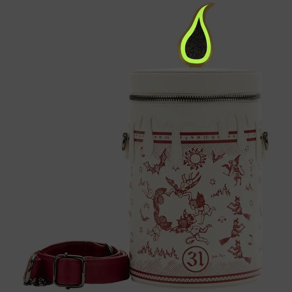 Loungefly x Disney Hocus Pocus Black Flame Candle Crossbody Bag