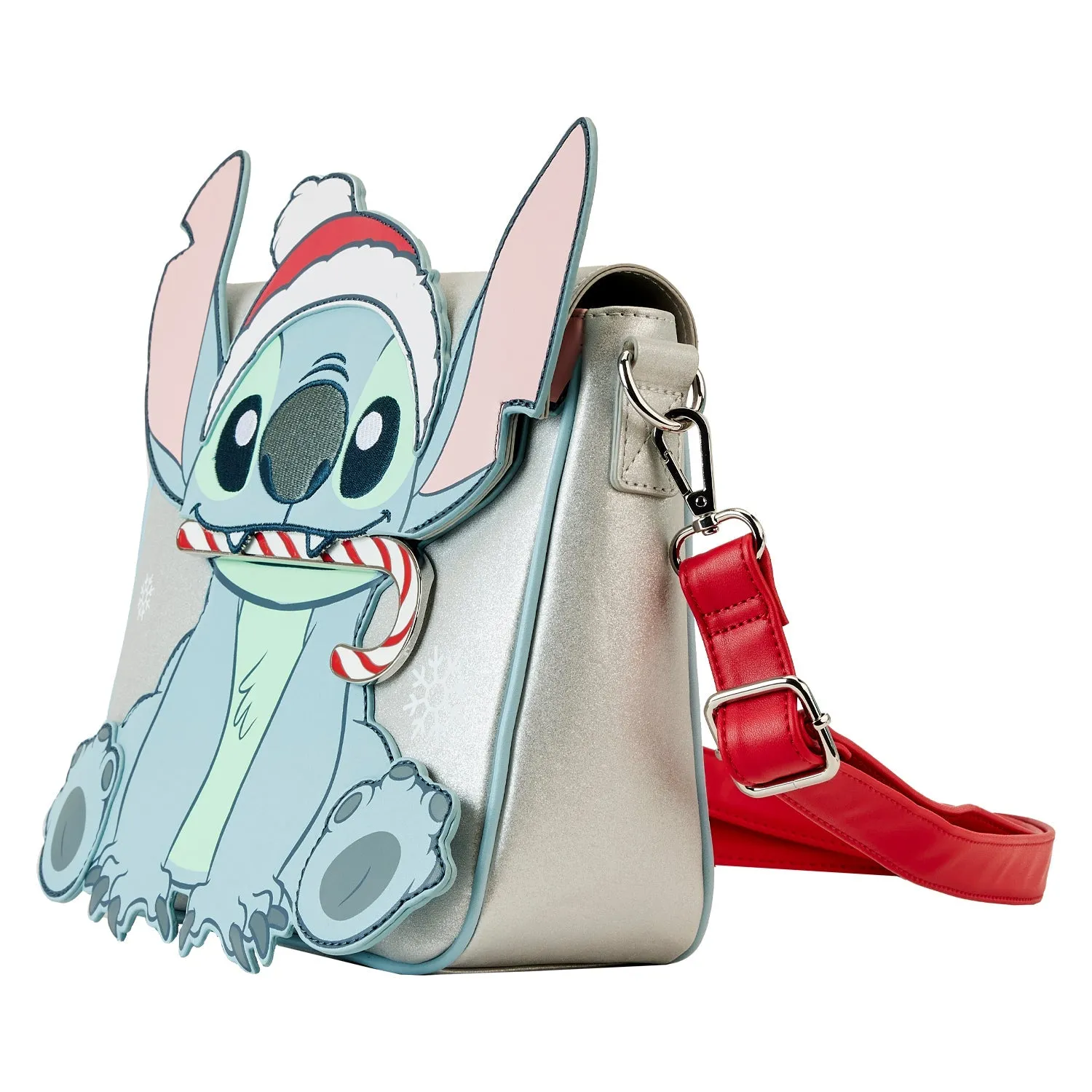 Loungefly x Disney Lilo and Stitch Holiday Cosplay Crossbody Bag