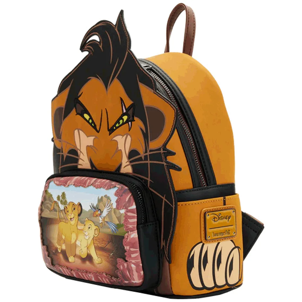 Loungefly x Disney Lion King Villains Scene Scar Mini Backpack