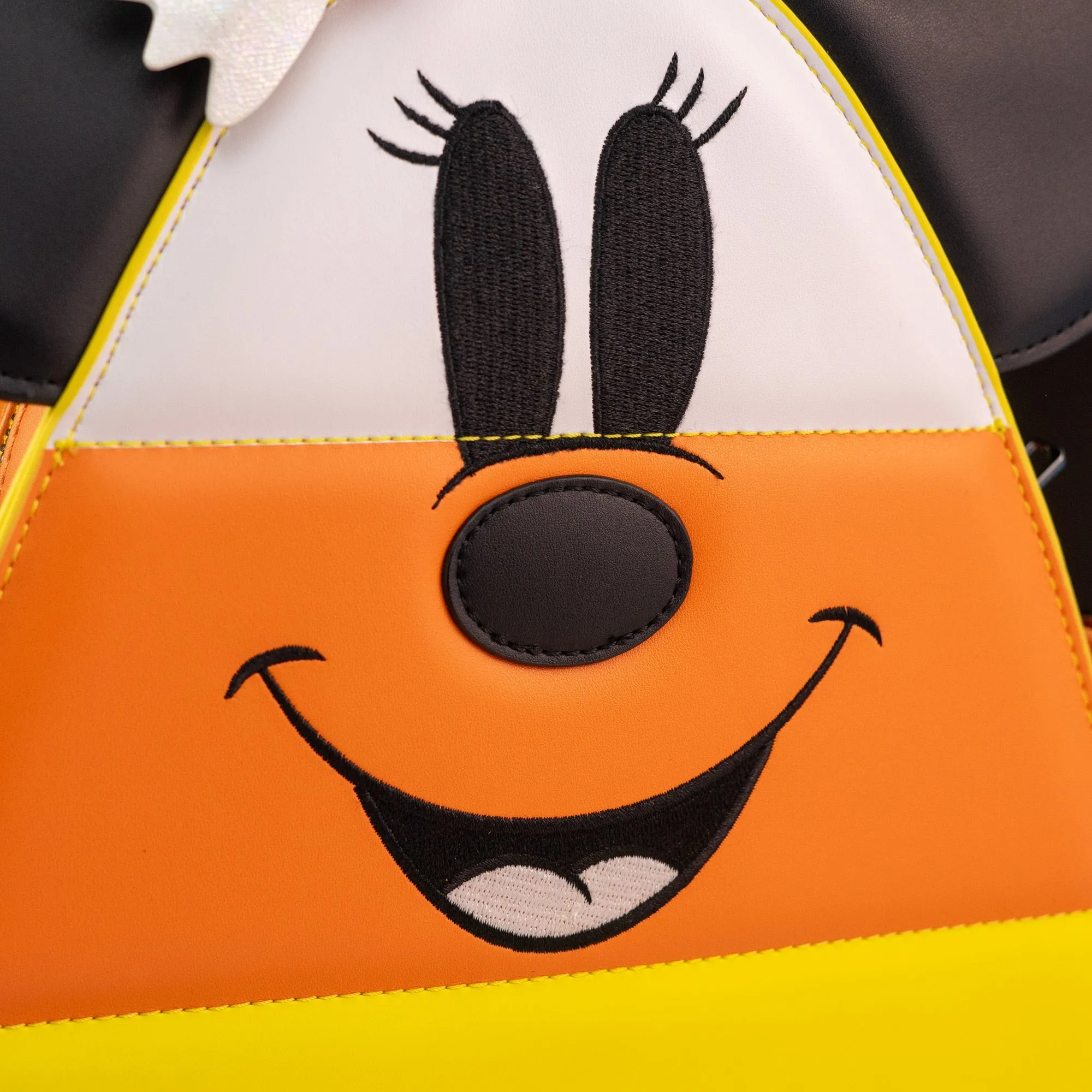 Loungefly x Disney Mickey and Minnie Mouse Candy Corn Crossbody Bag