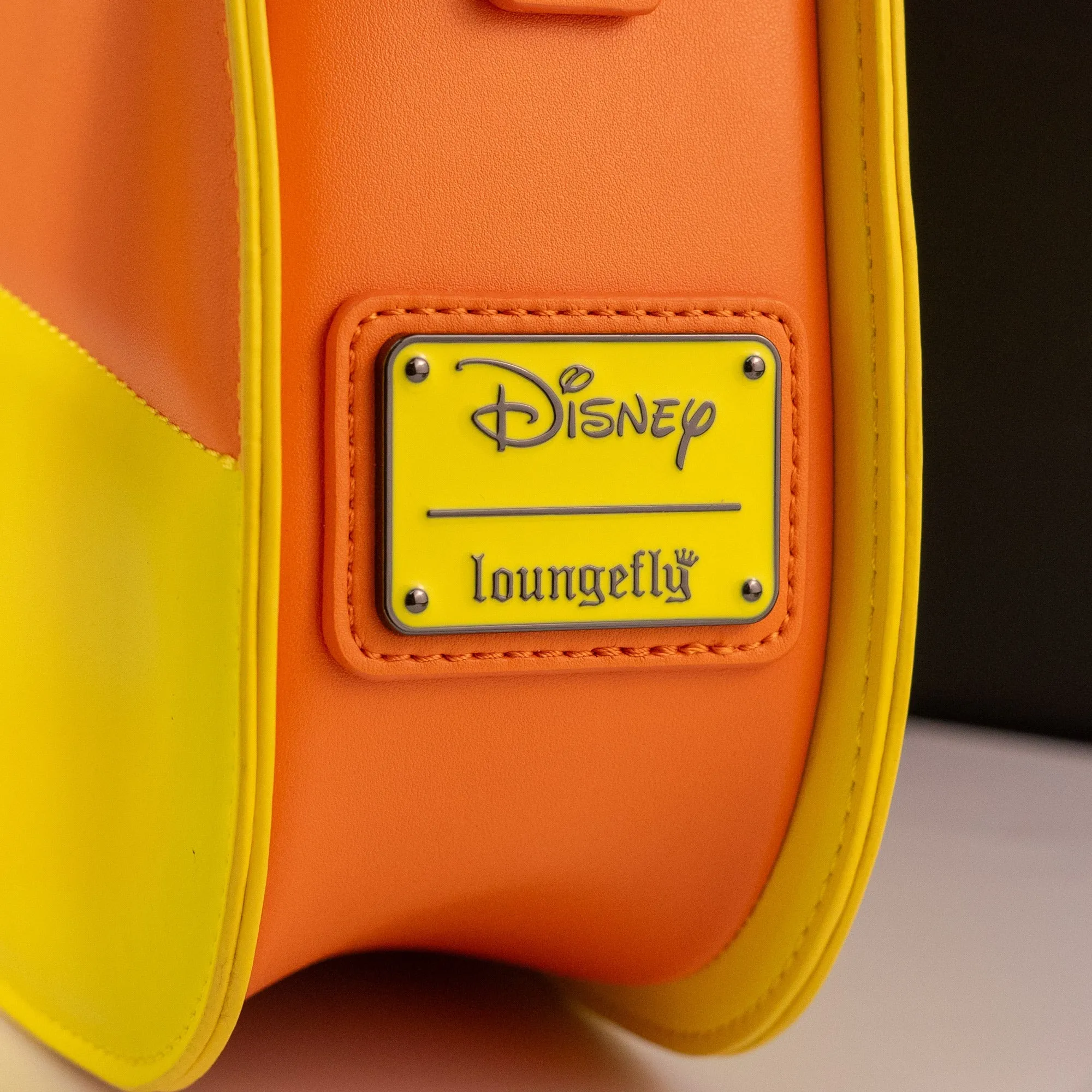 Loungefly x Disney Mickey and Minnie Mouse Candy Corn Crossbody Bag