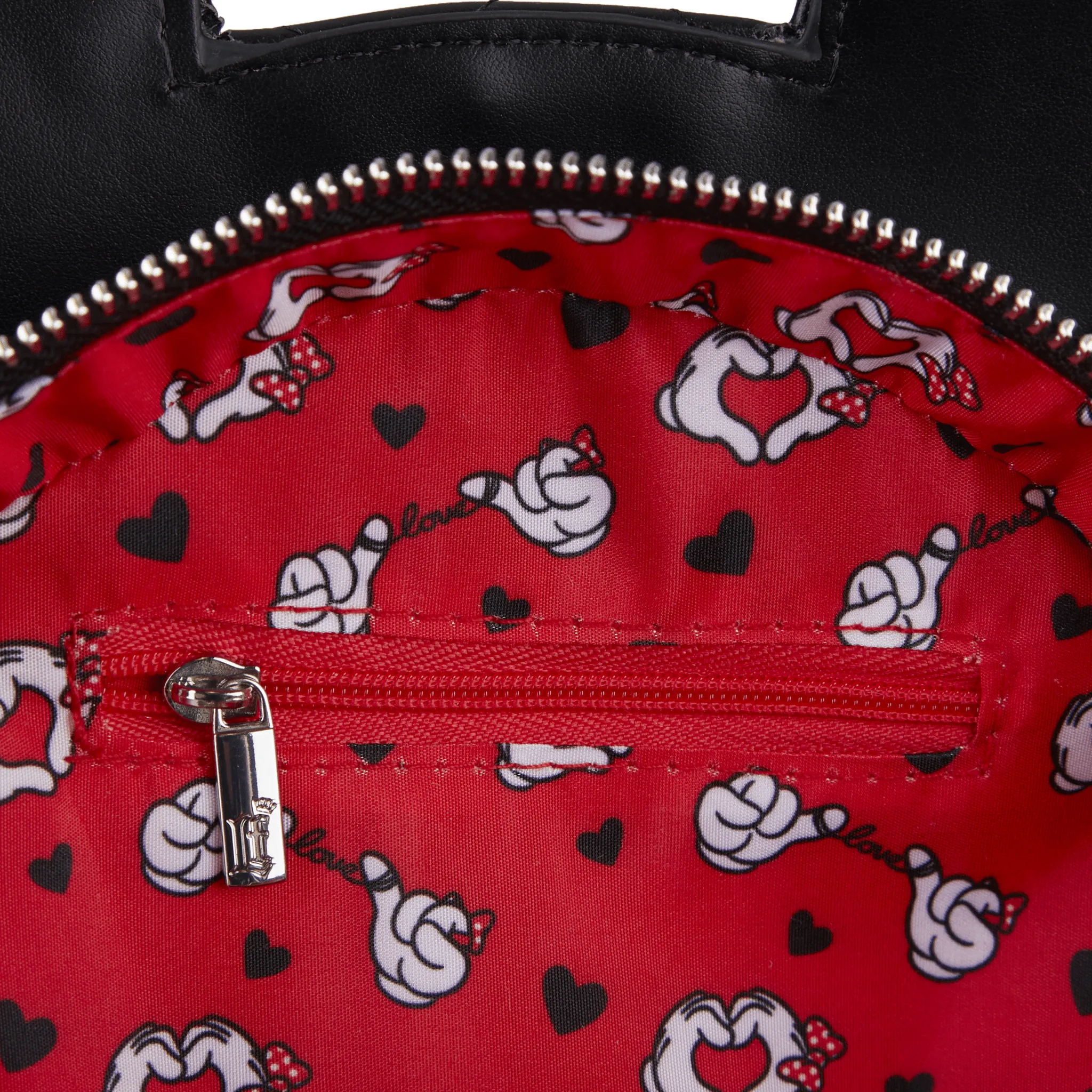 Loungefly x Disney Mickey Minnie Mouse Valentines Reversible Crossbody Bag