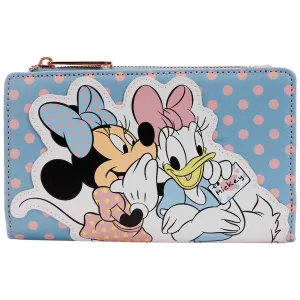 Loungefly x Disney Minnie and Daisy Pastel Polka Dot Purse