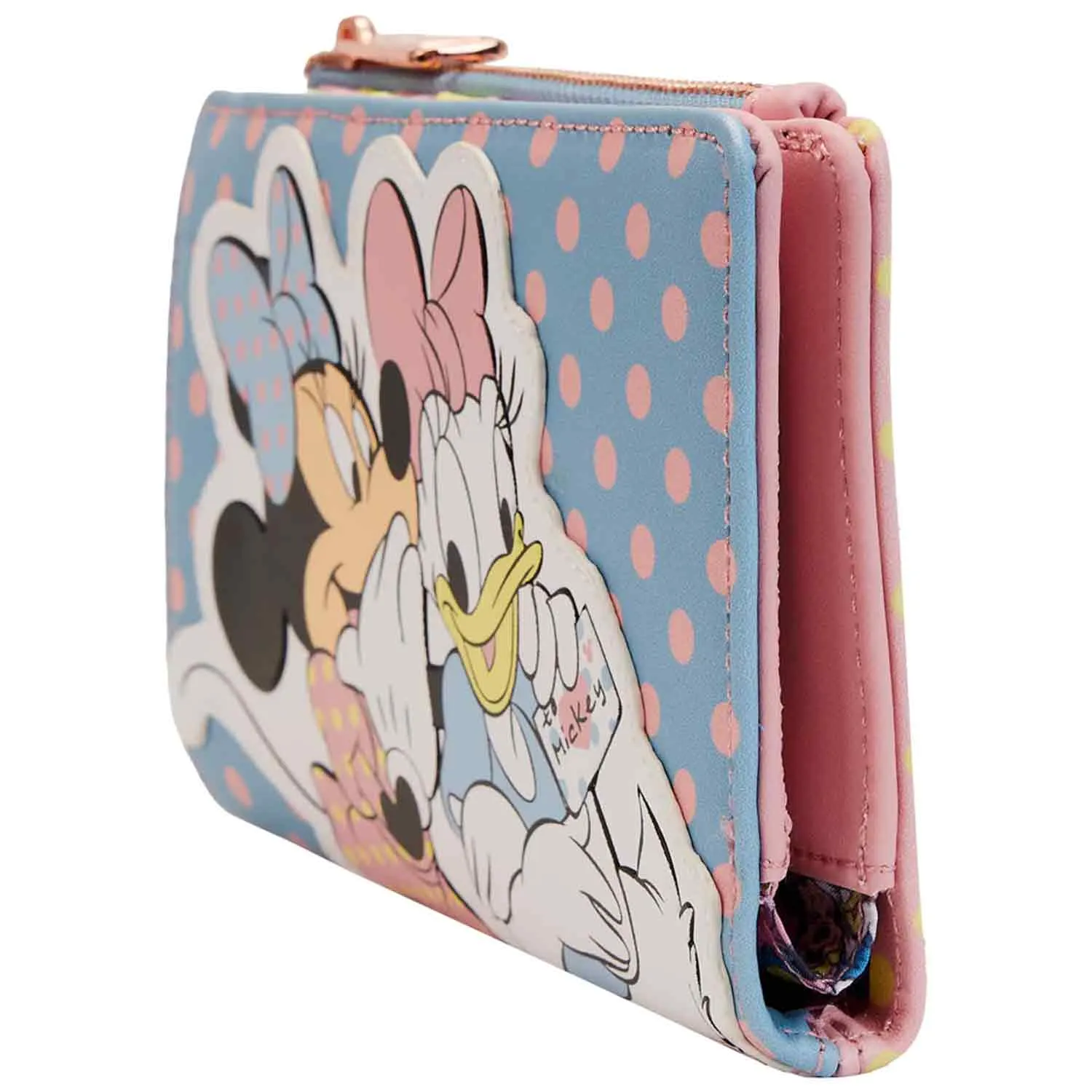 Loungefly x Disney Minnie and Daisy Pastel Polka Dot Purse