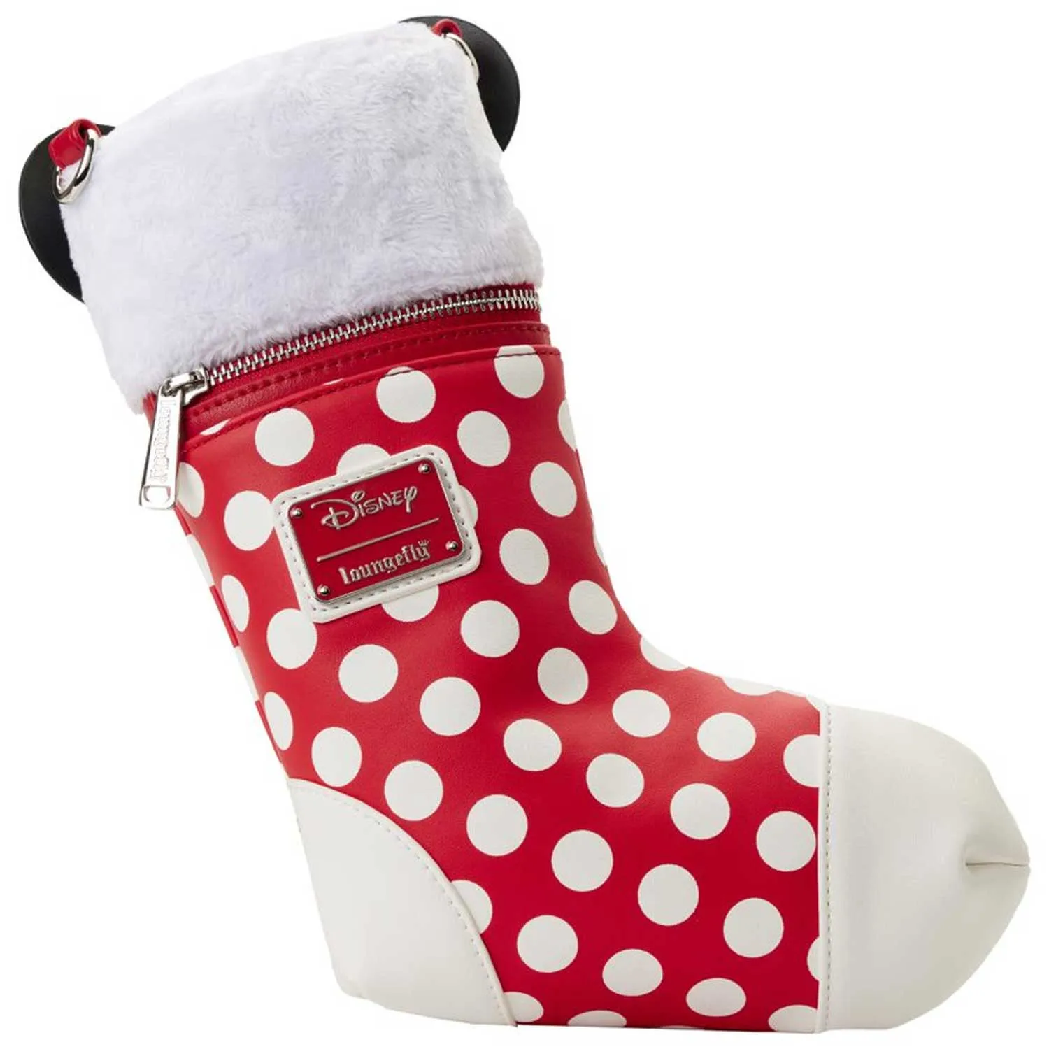 Loungefly x Disney Minnie Christmas Stocking Crossbody Bag