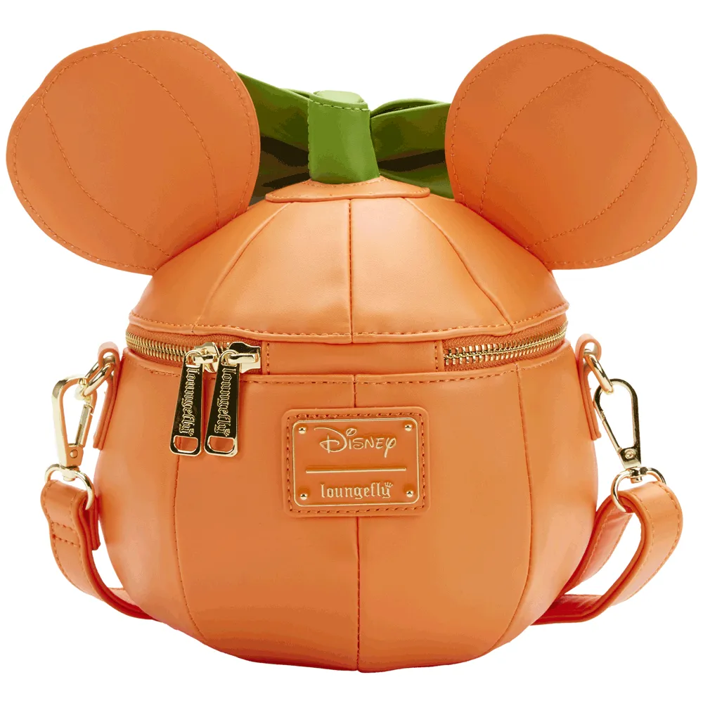Loungefly x Disney Minnie Mouse Glow in the Dark Pumpkin Crossbody Bag