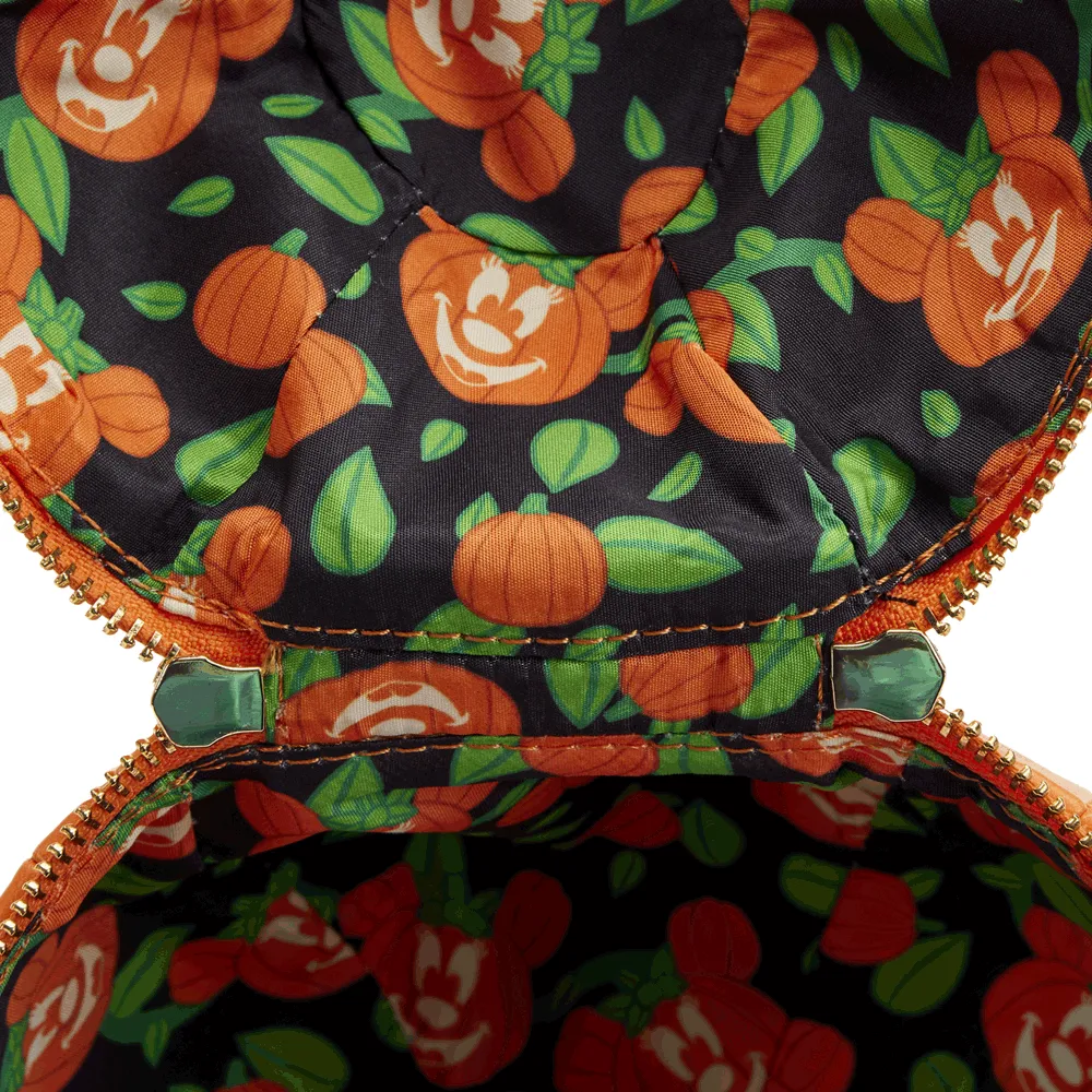 Loungefly x Disney Minnie Mouse Glow in the Dark Pumpkin Crossbody Bag