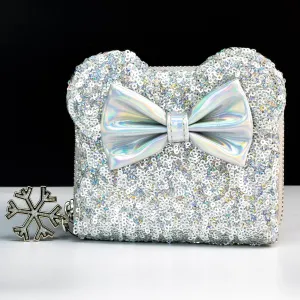 Loungefly x Disney Minnie Mouse Holographic Sequin Purse