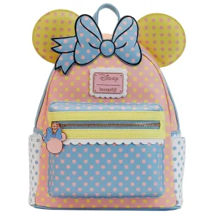 Loungefly x Disney Minnie Mouse Pastel Polka Dot Mini Backpack