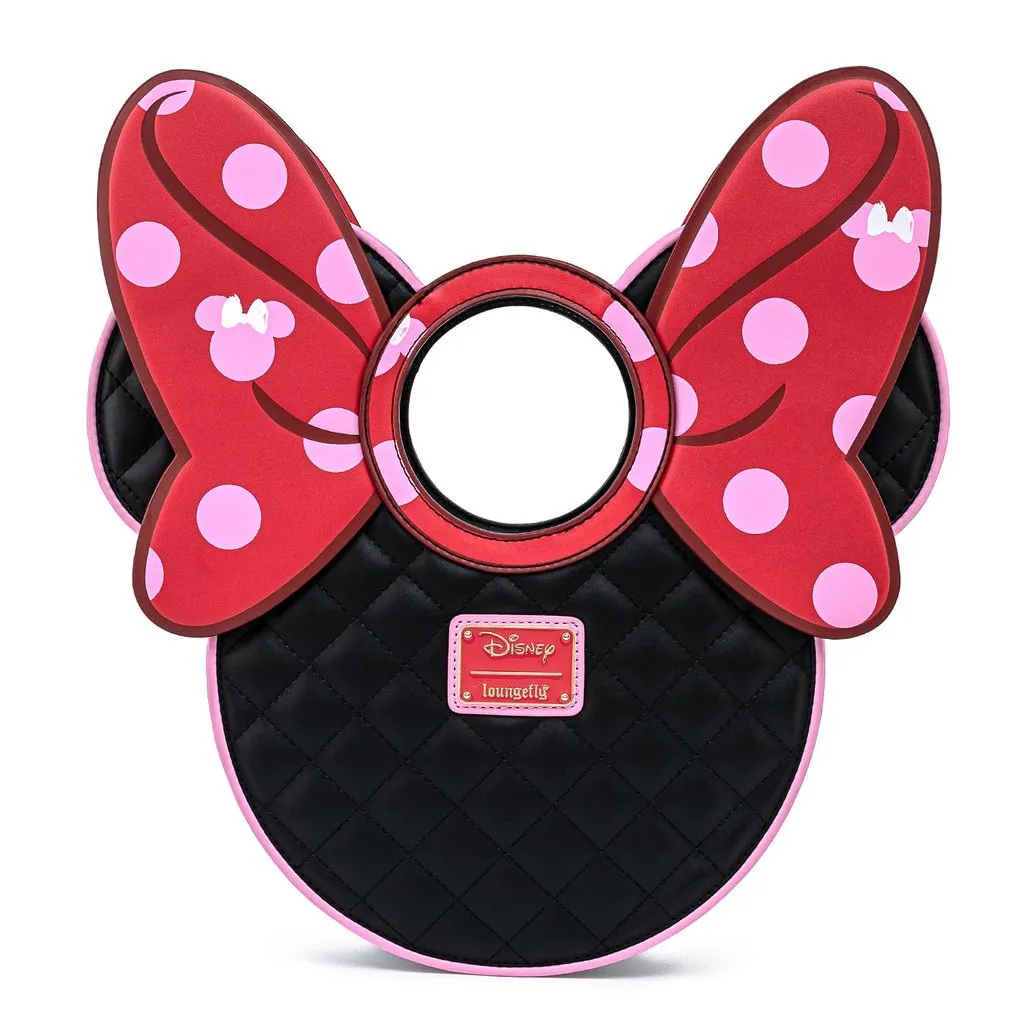 Loungefly x Disney Minnie Mouse Quilted Head Handbag