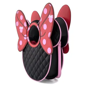 Loungefly x Disney Minnie Mouse Quilted Head Handbag