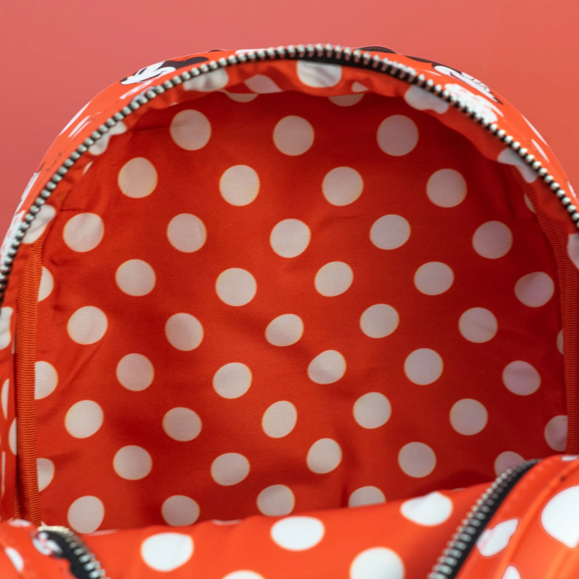 Loungefly x Disney Minnie Mouse Red Polka Dot AOP Mini Backpack