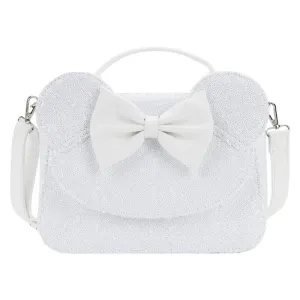 Loungefly x Disney Minnie Mouse Sequin Wedding Crossbody Bag