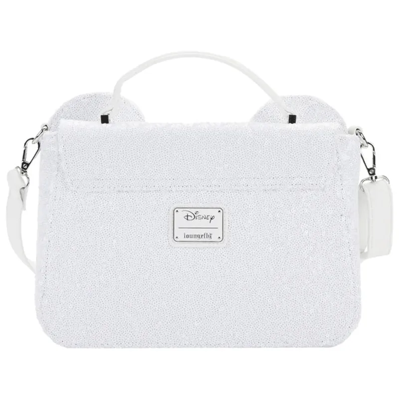 Loungefly x Disney Minnie Mouse Sequin Wedding Crossbody Bag