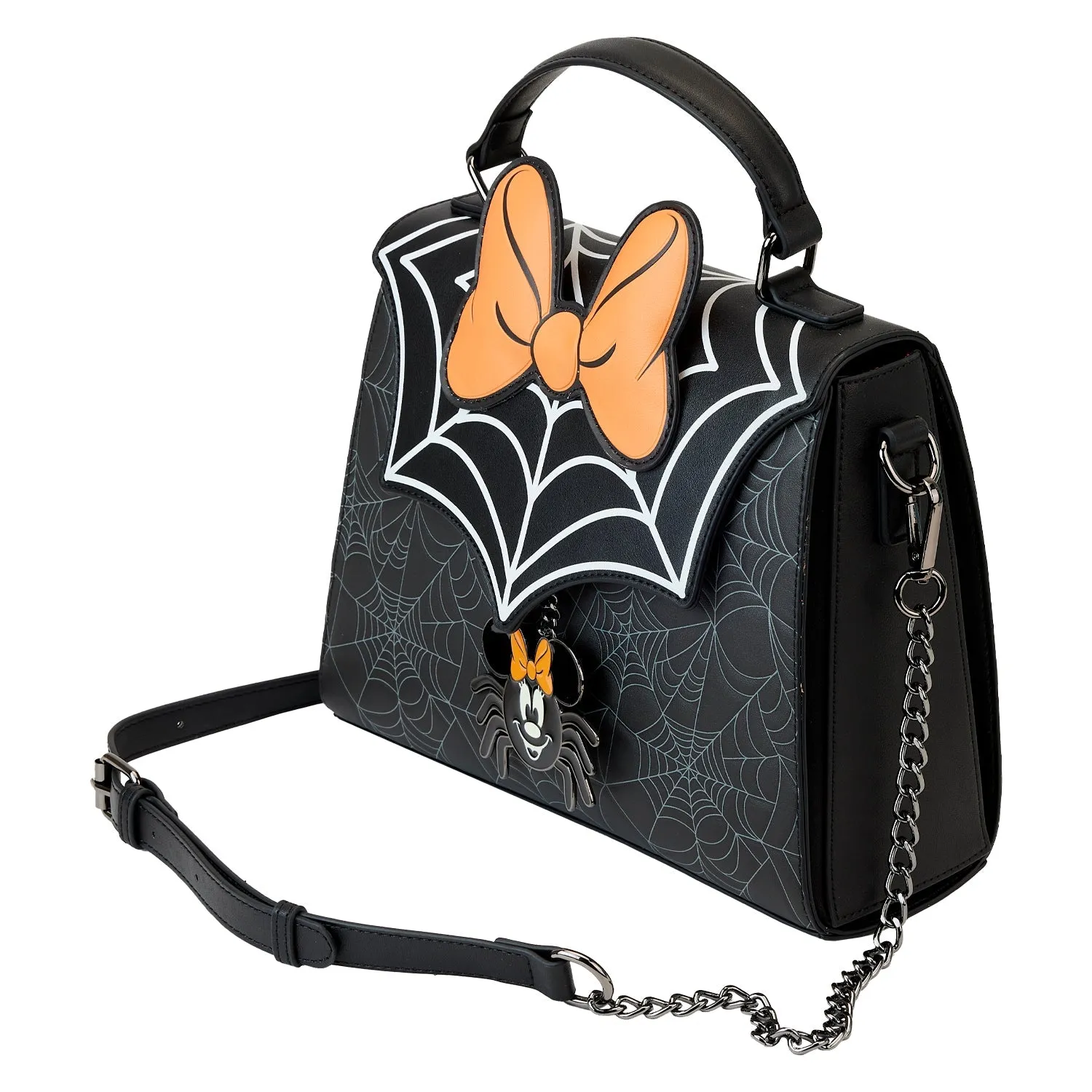 Loungefly x Disney Minnie Mouse Spiderweb Crossbody Bag
