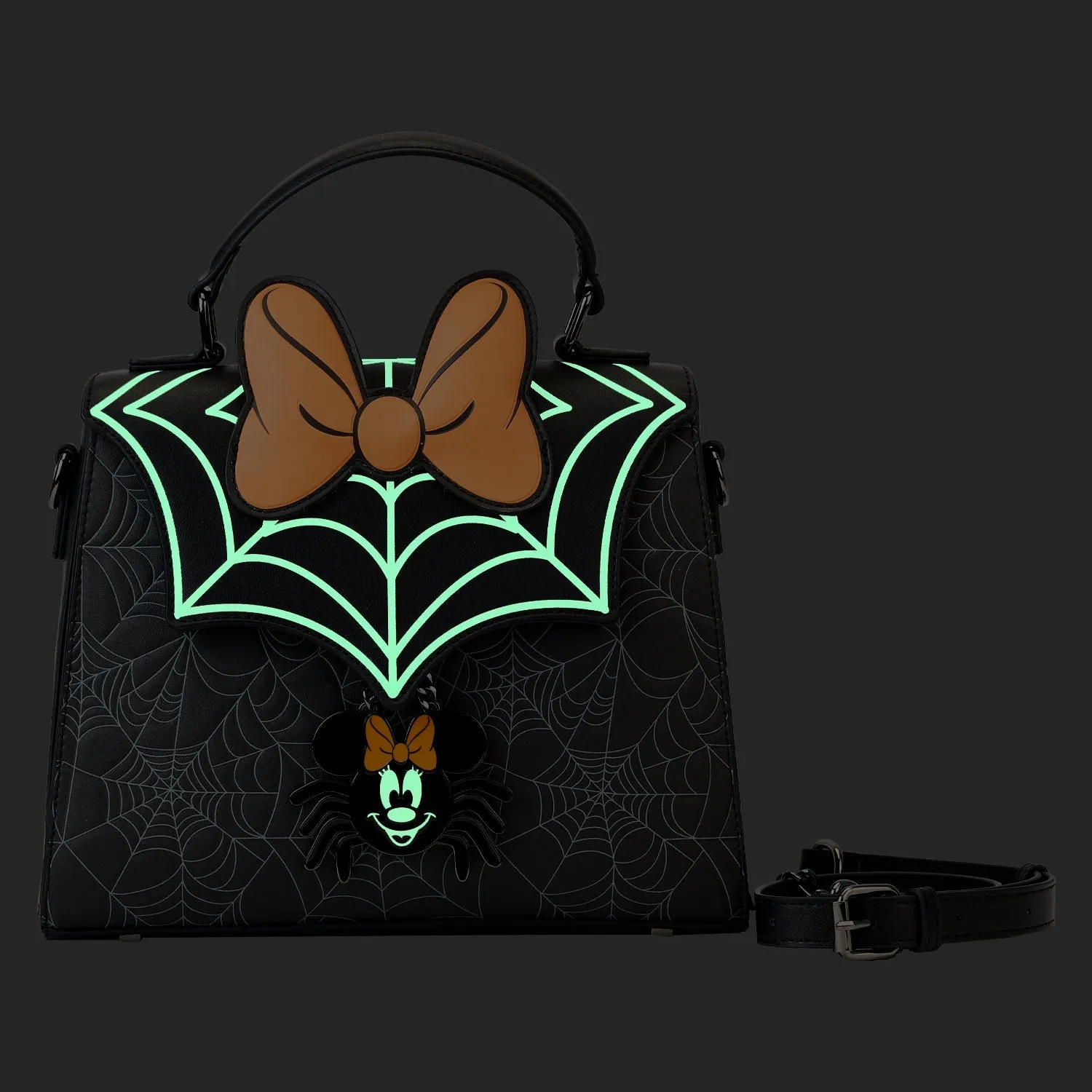 Loungefly x Disney Minnie Mouse Spiderweb Crossbody Bag