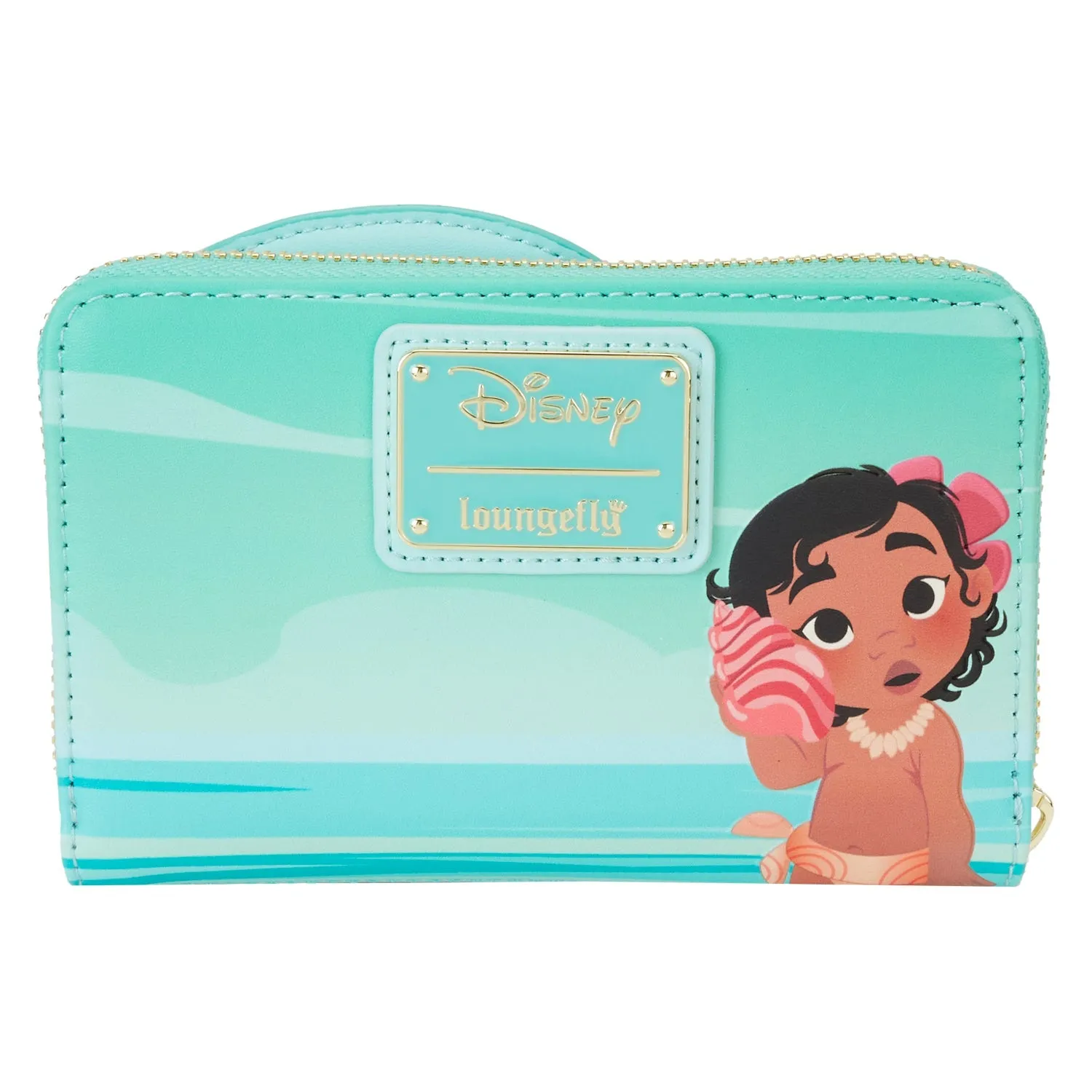 Loungefly x Disney Moana Ocean Waves Zip Around Wallet