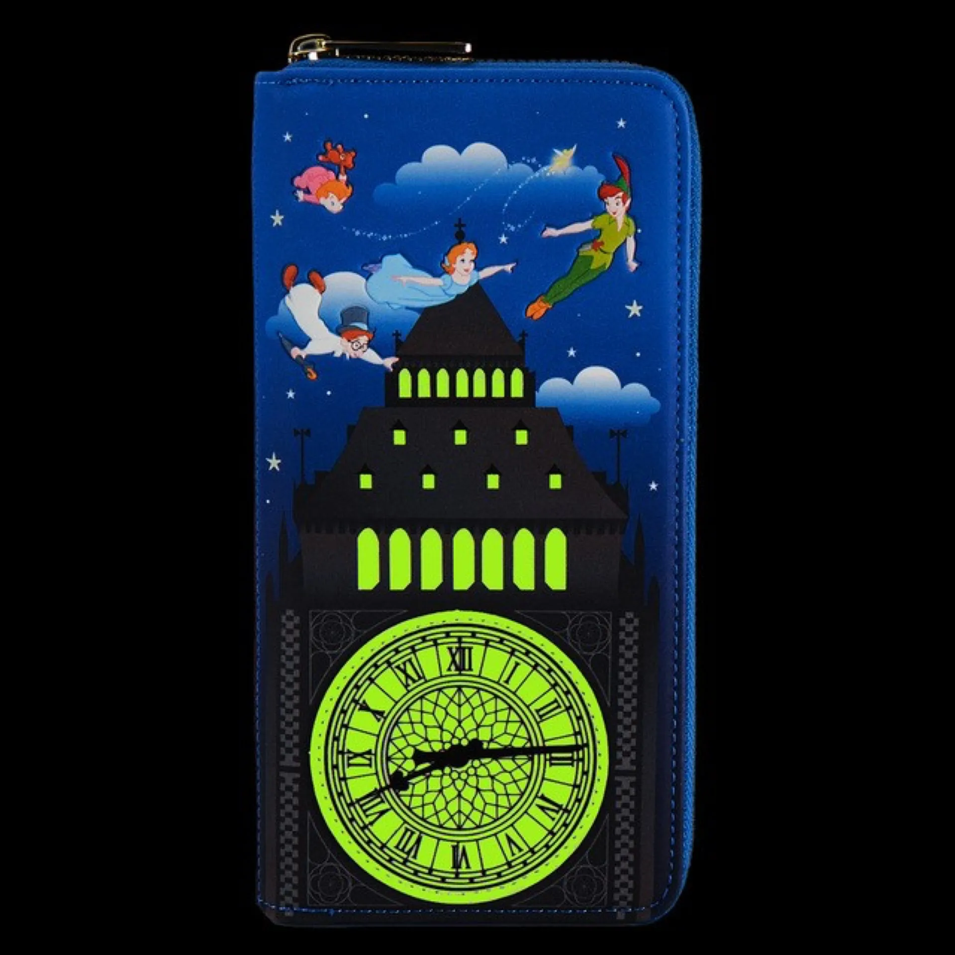 Loungefly x Disney Peter Pan Glow Clock Purse
