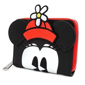 Loungefly x Disney Positively Minnie Polka Dot Zip Around Purse