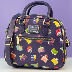 Loungefly x Disney Princess Books All Over Print Handbag