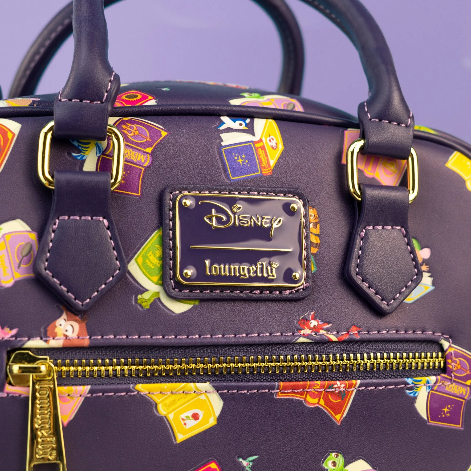 Loungefly x Disney Princess Books All Over Print Handbag