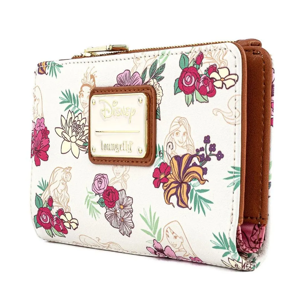 Loungefly x Disney Princess Floral AOP Purse