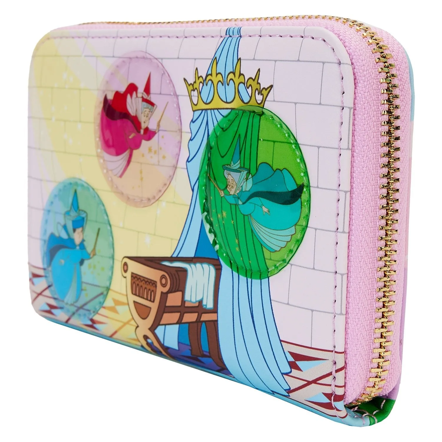 Loungefly x Disney Sleeping Beauty Stained Glass Castle Wallet