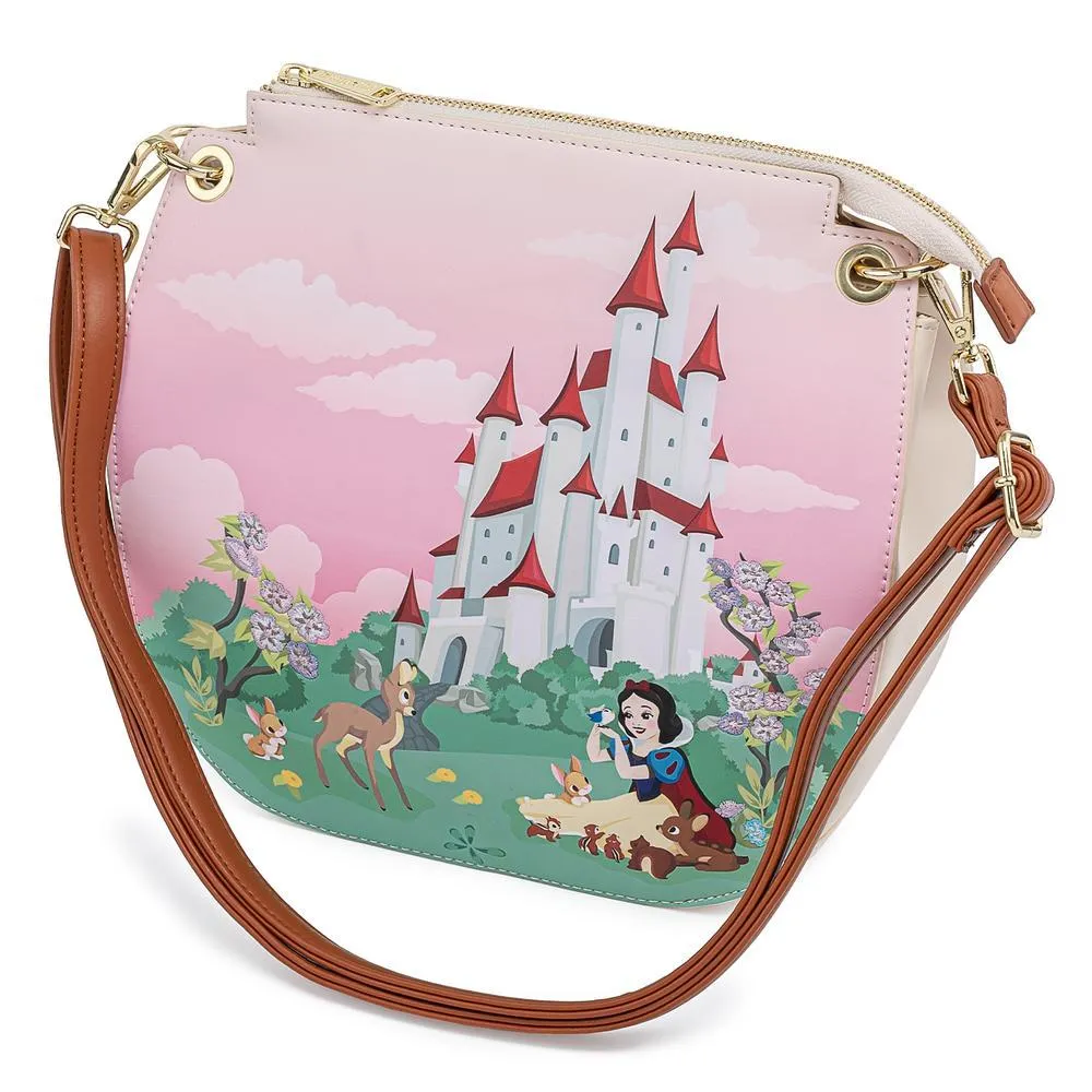Loungefly x Disney Snow White Castle Crossbody Bag