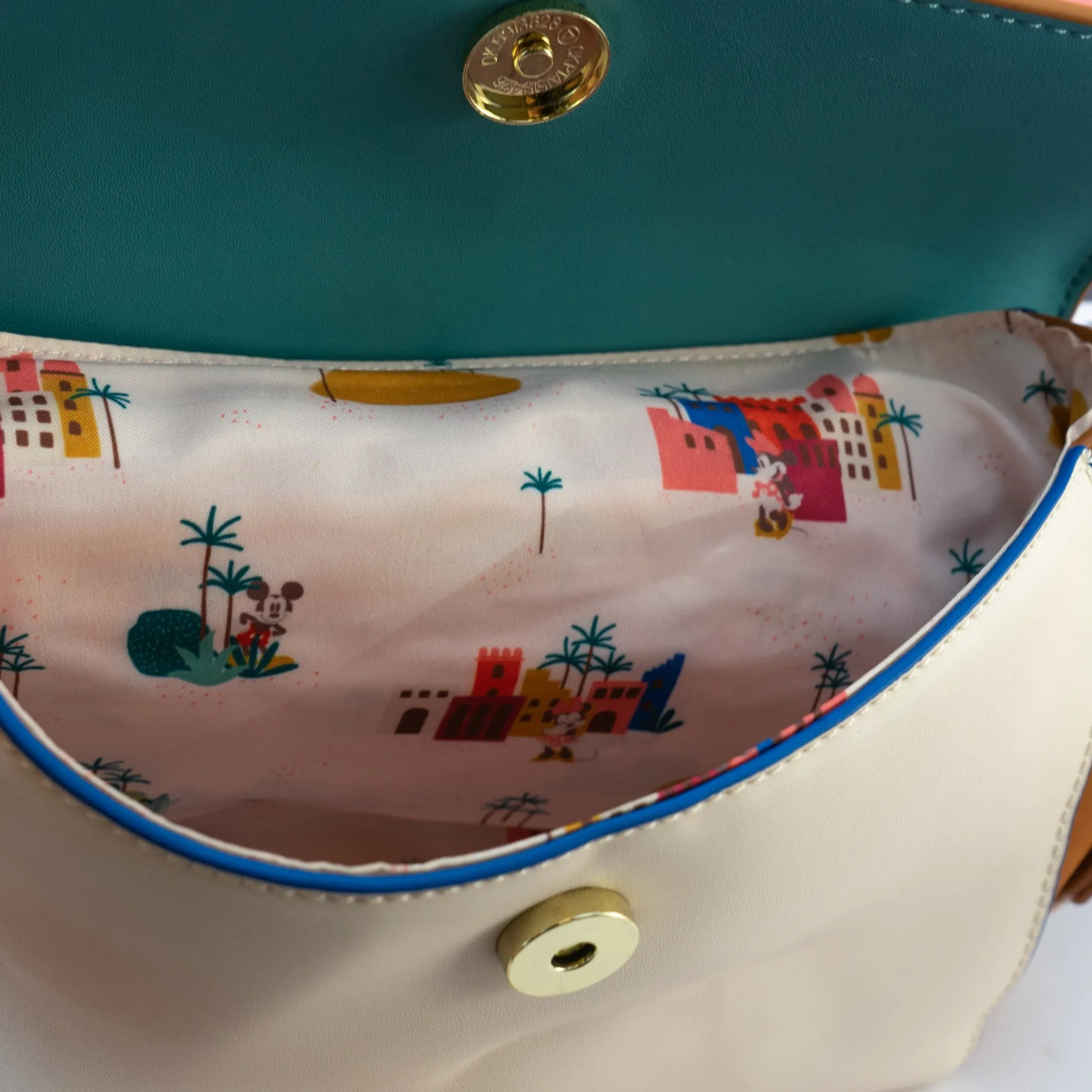 Loungefly x Disney South Western Mickey Cactus Crossbody Bag