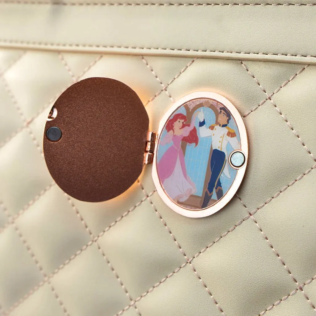 Loungefly x Disney The Little Mermaid Quilted Locket Crossbody Bag