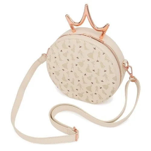 Loungefly x Disney Ultimate Princess Metal Crown Crossbody Bag