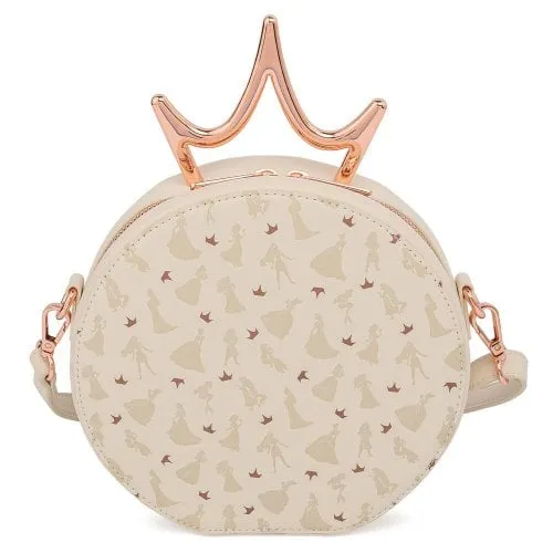 Loungefly x Disney Ultimate Princess Metal Crown Crossbody Bag