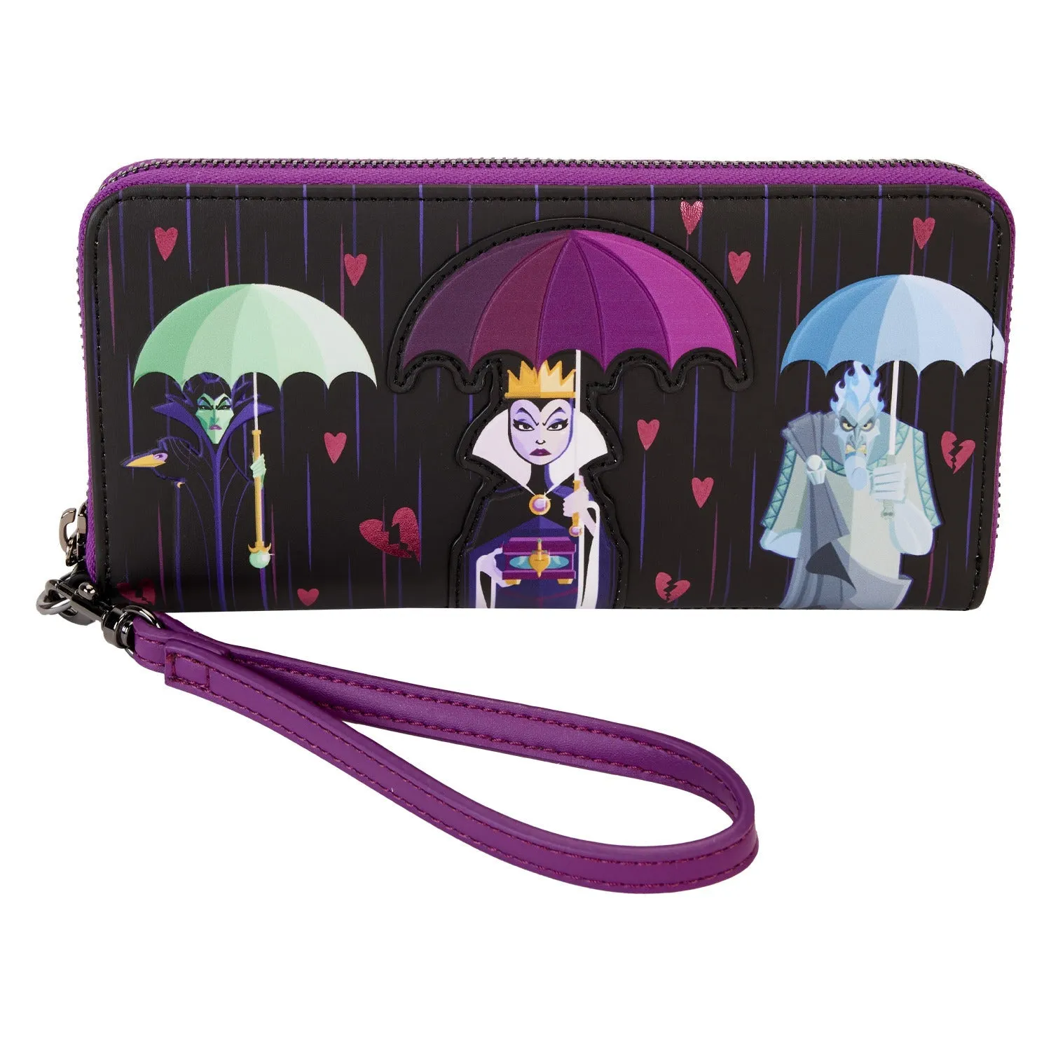 Loungefly x Disney Villains Curse Your Hearts Wristlet