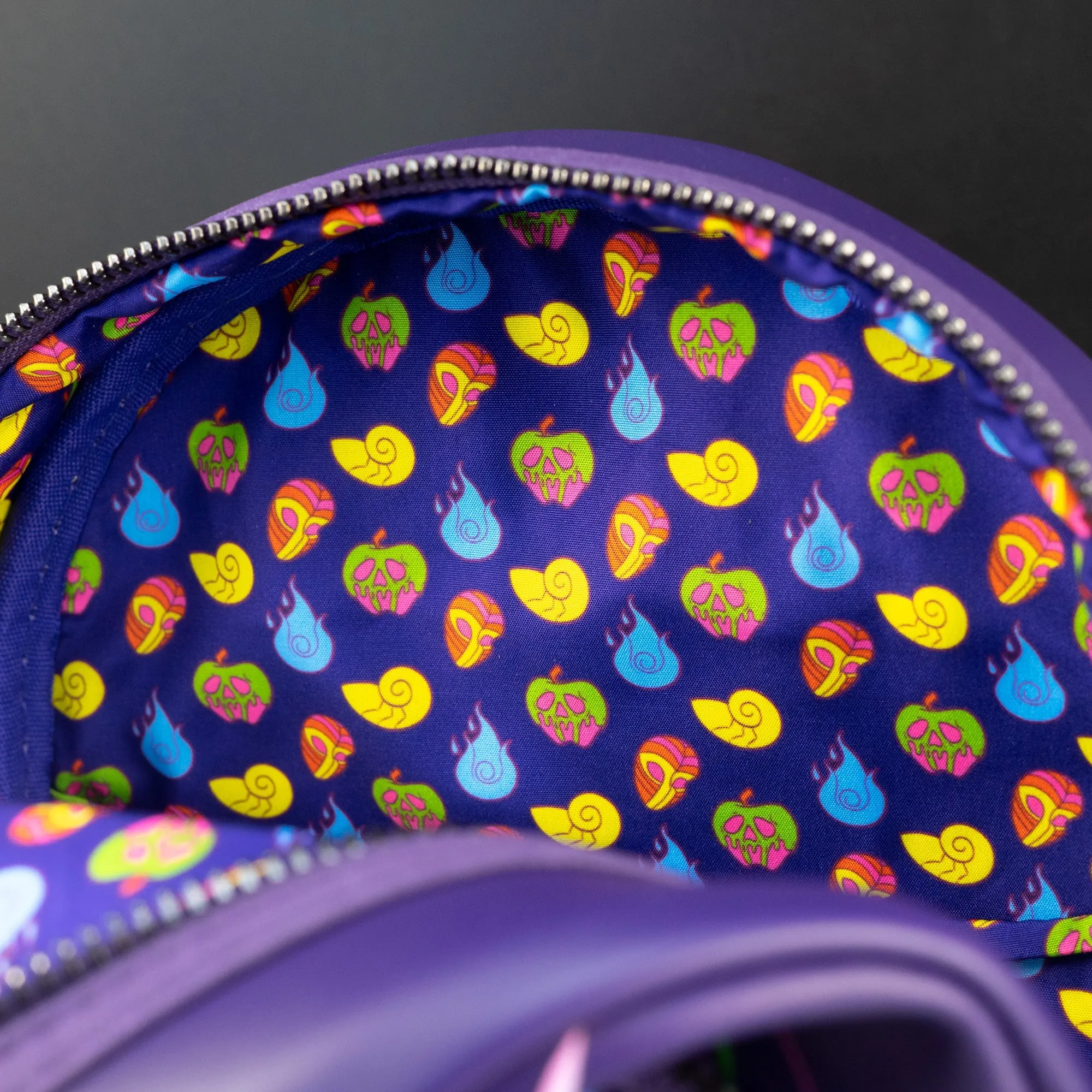Loungefly x Disney Villains in the Dark Triple Pocket Mini Backpack
