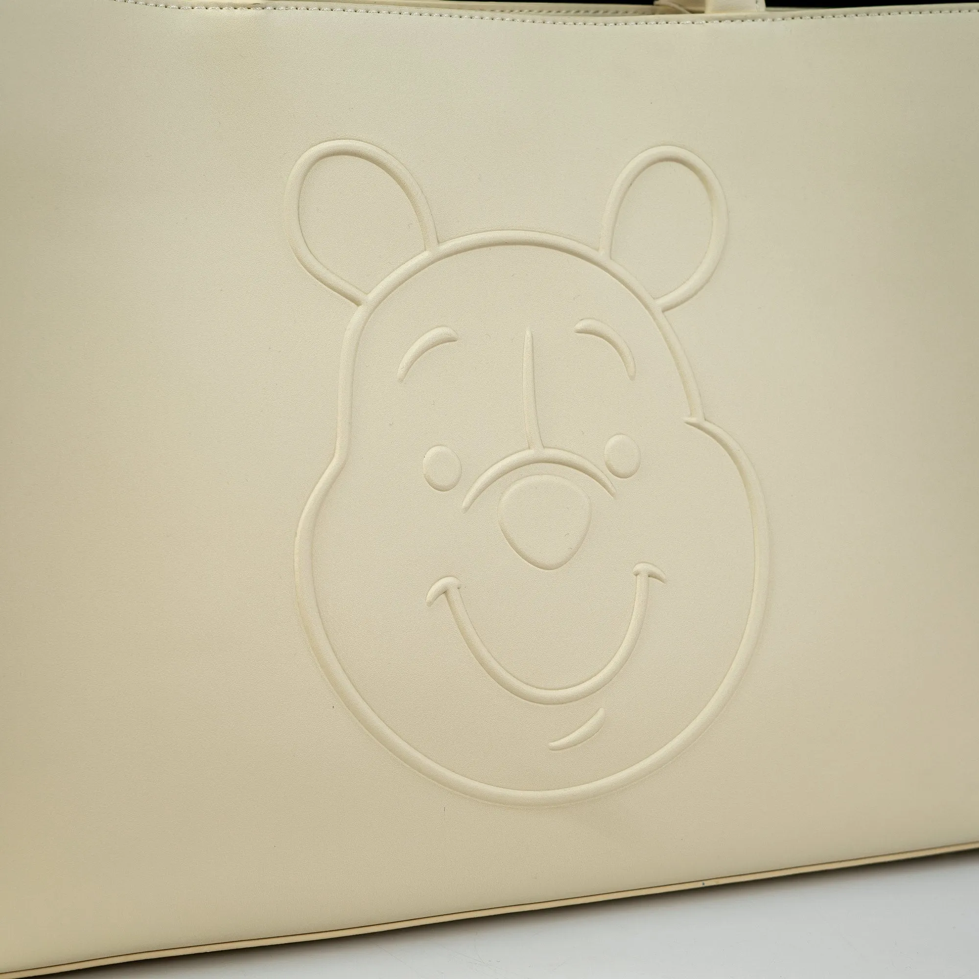 Loungefly x Disney Winnie the Pooh Minimal Cream Crossbody Tote Handbag
