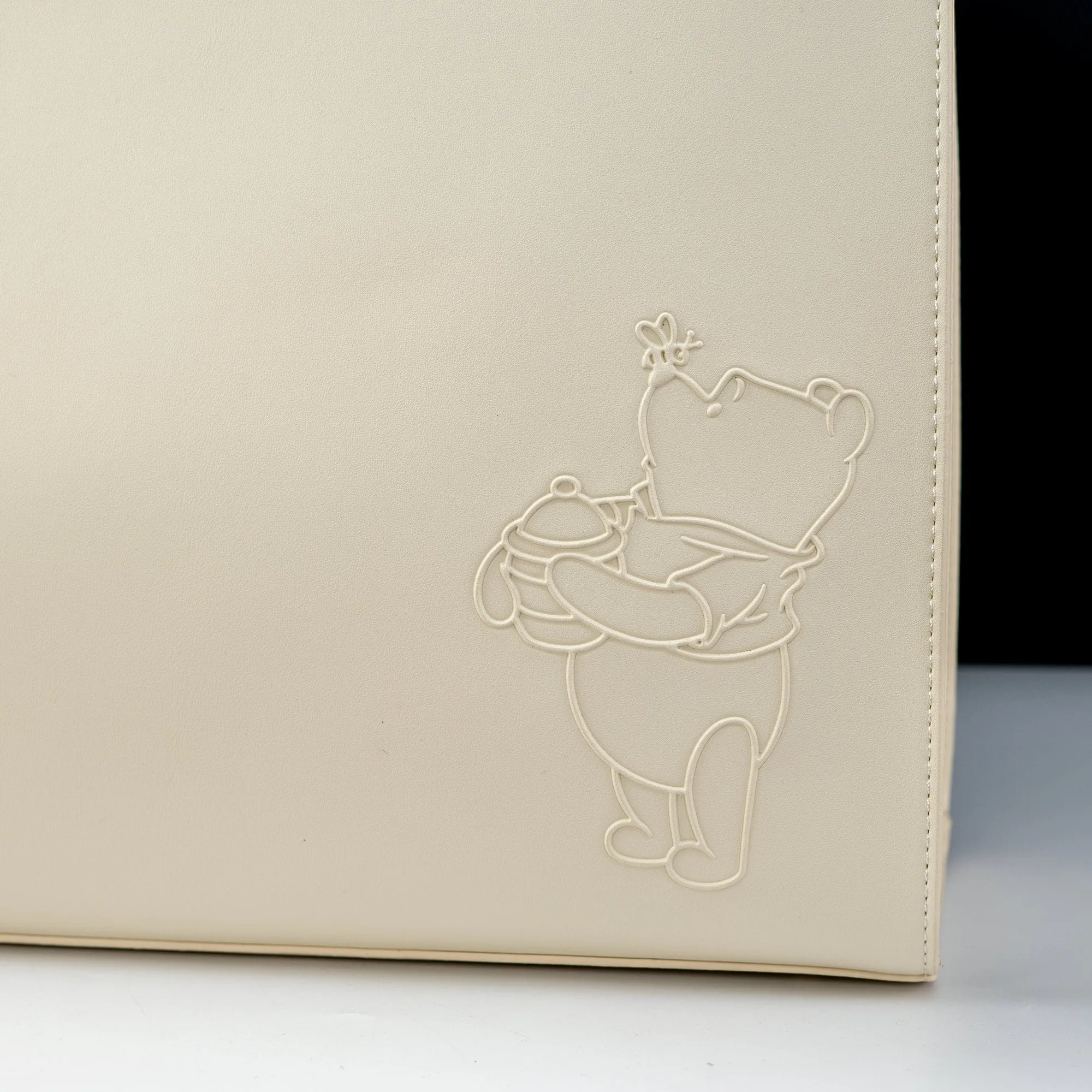 Loungefly x Disney Winnie the Pooh Minimal Cream Crossbody Tote Handbag
