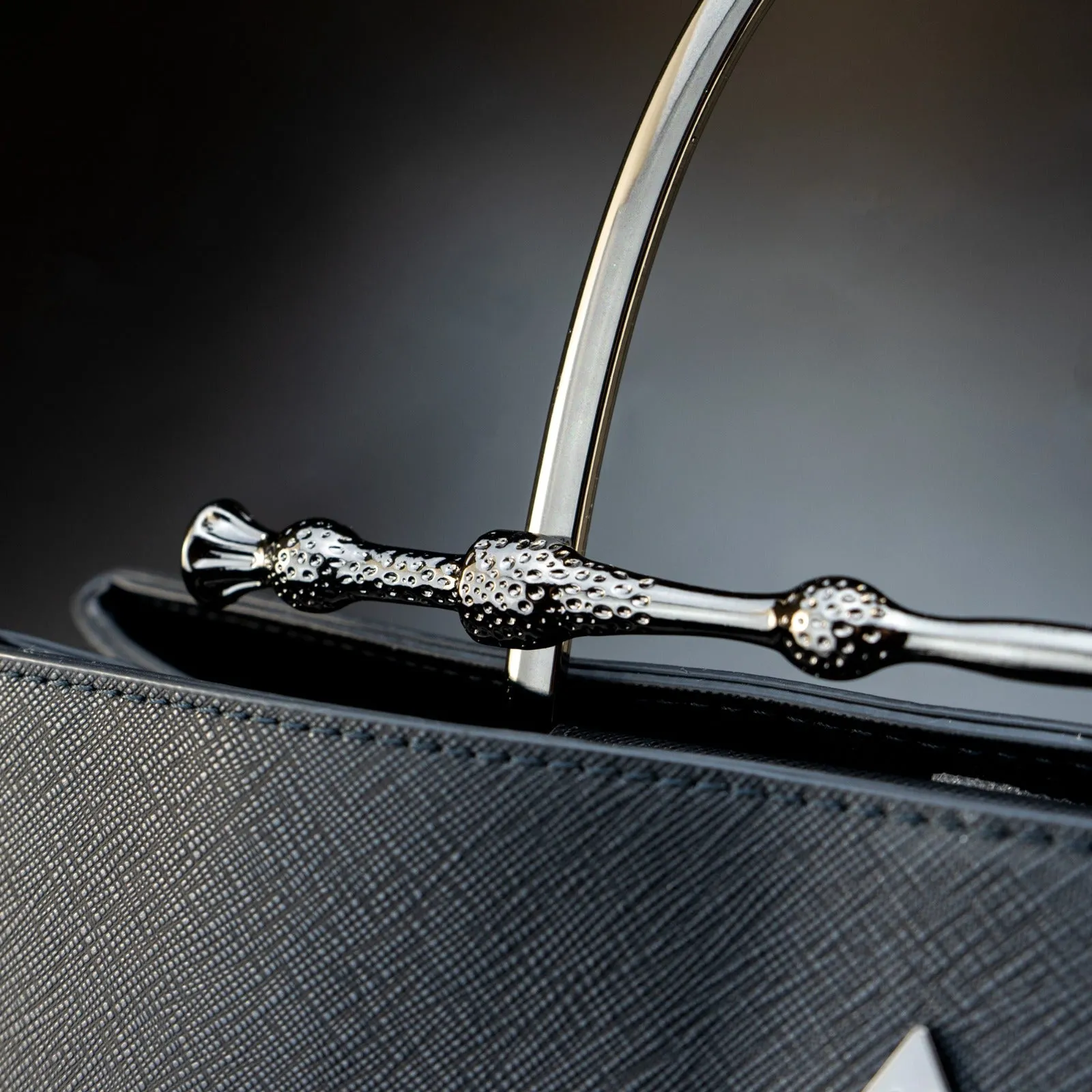 Loungefly x Harry Potter Black Saffiano Elder Wand Crossbody Handbag