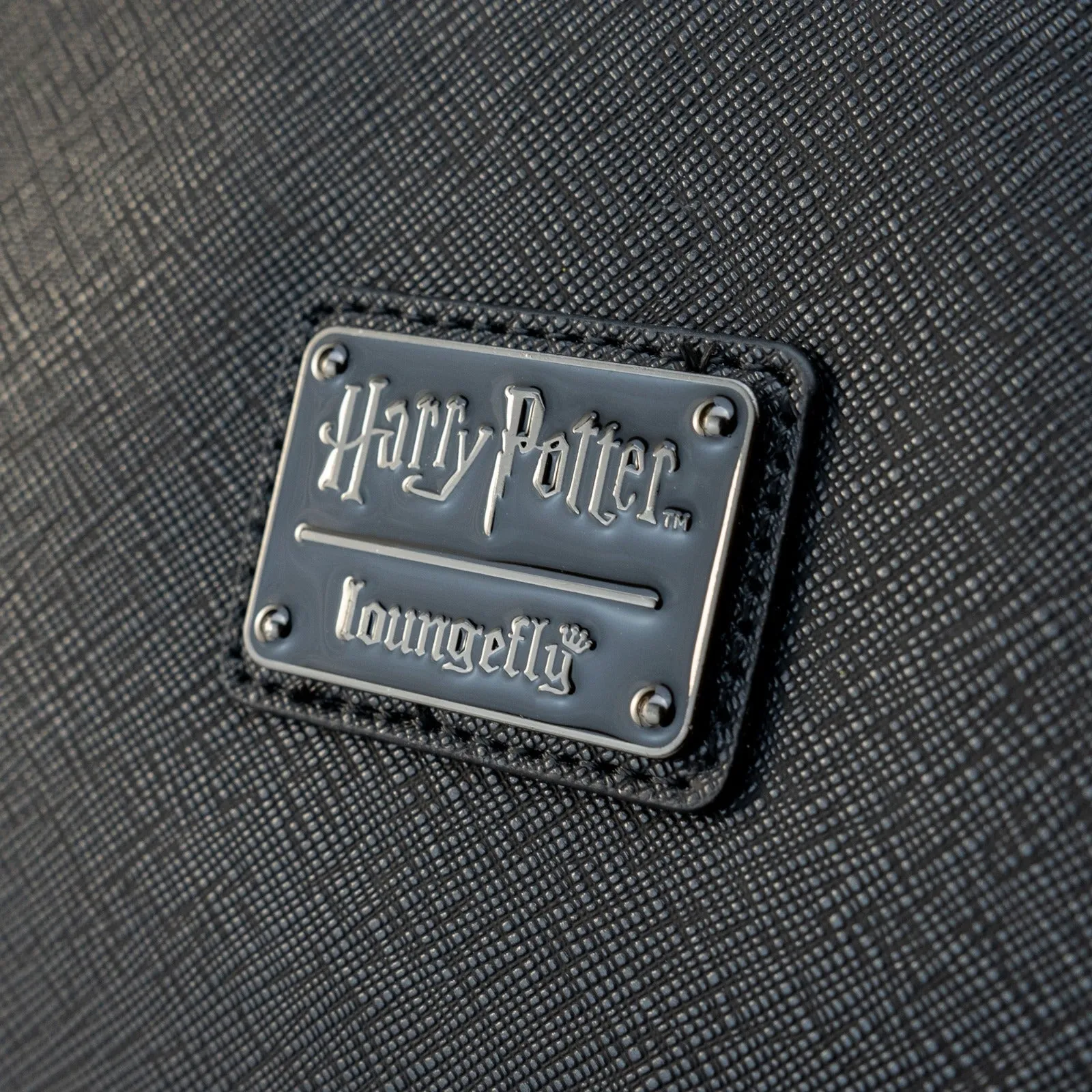 Loungefly x Harry Potter Black Saffiano Elder Wand Crossbody Handbag