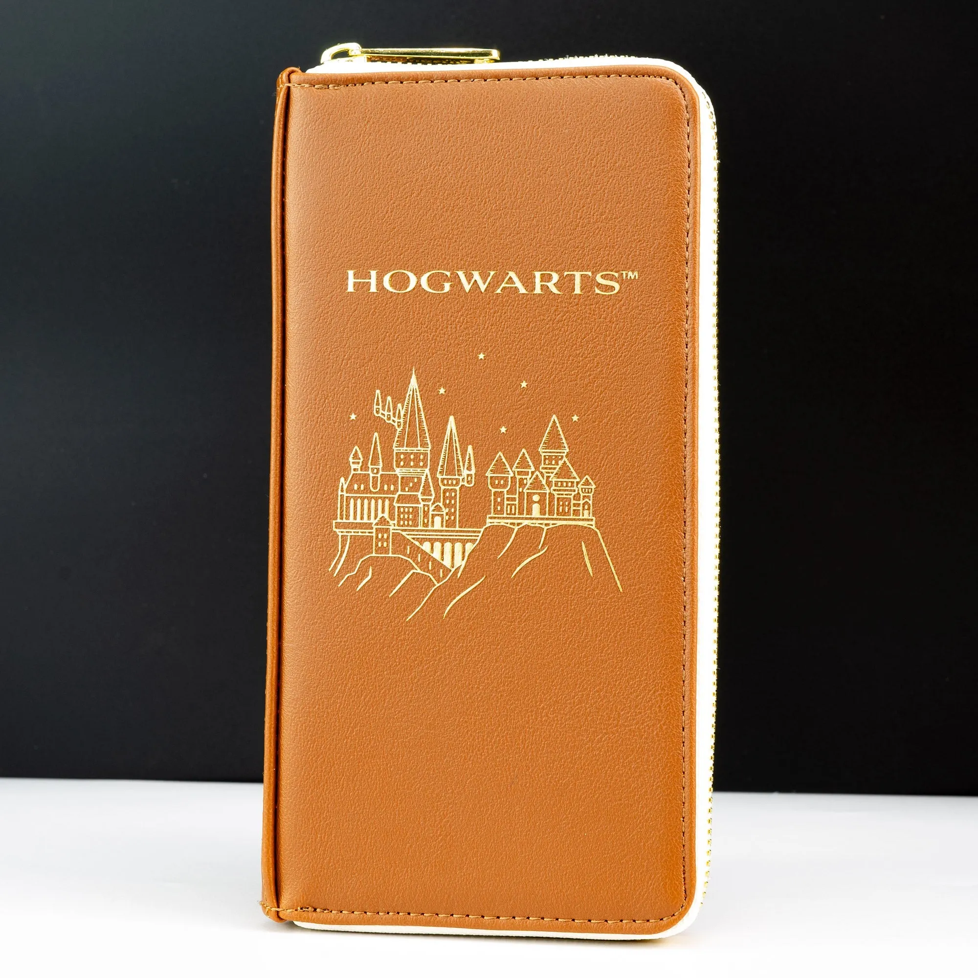 Loungefly x Harry Potter Hogwarts Book Zip Around Wallet with Wrist Strap
