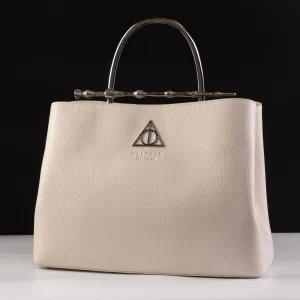 Loungefly x Harry Potter Ivory Pebble Elder Wand Crossbody Handbag