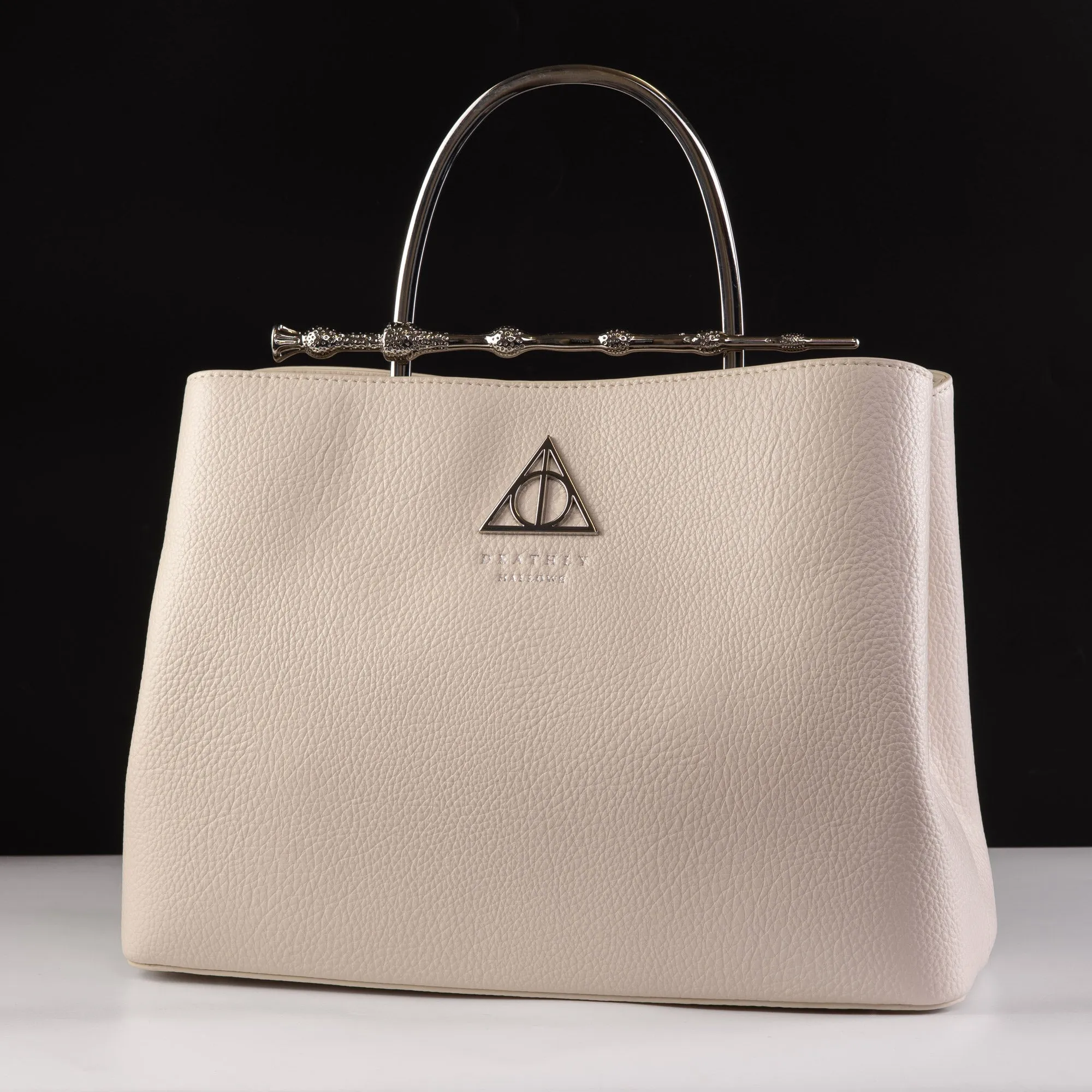 Loungefly x Harry Potter Ivory Pebble Elder Wand Crossbody Handbag