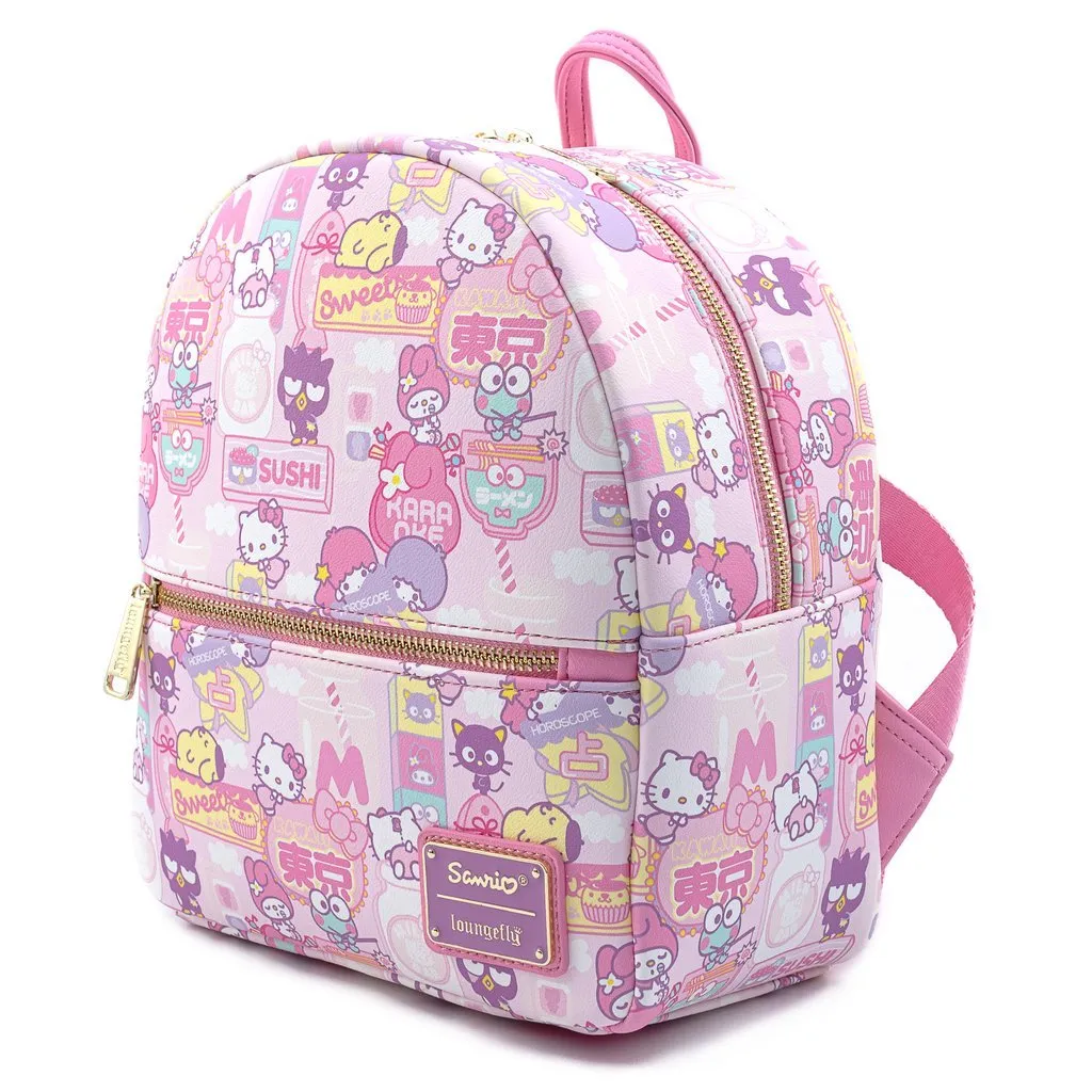 Loungefly X Hello Sanrio Kawaii Mini Backpack