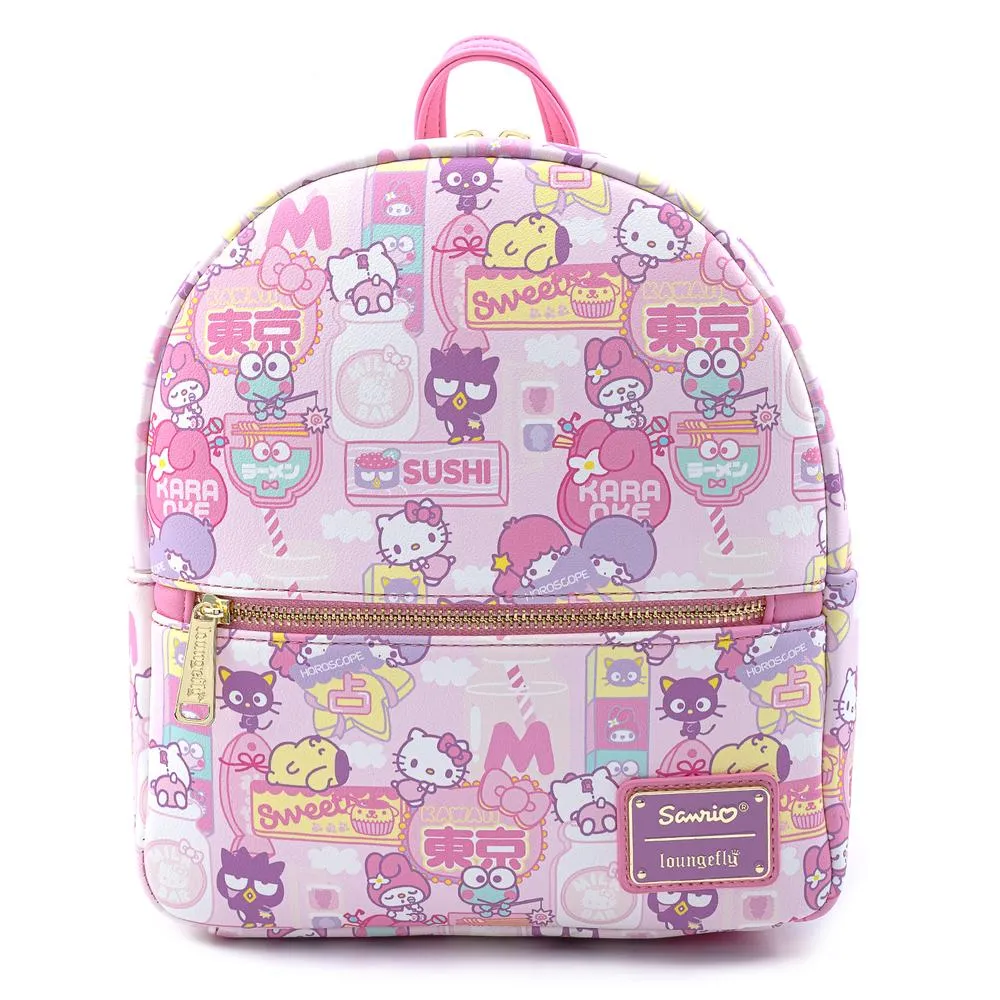 Loungefly X Hello Sanrio Kawaii Mini Backpack